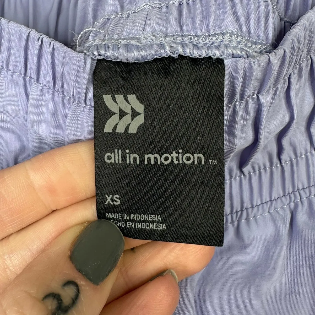 All In Motion Lavender Purple High Waist Athletic Parachute Cargo Lounge Pants - Image 5