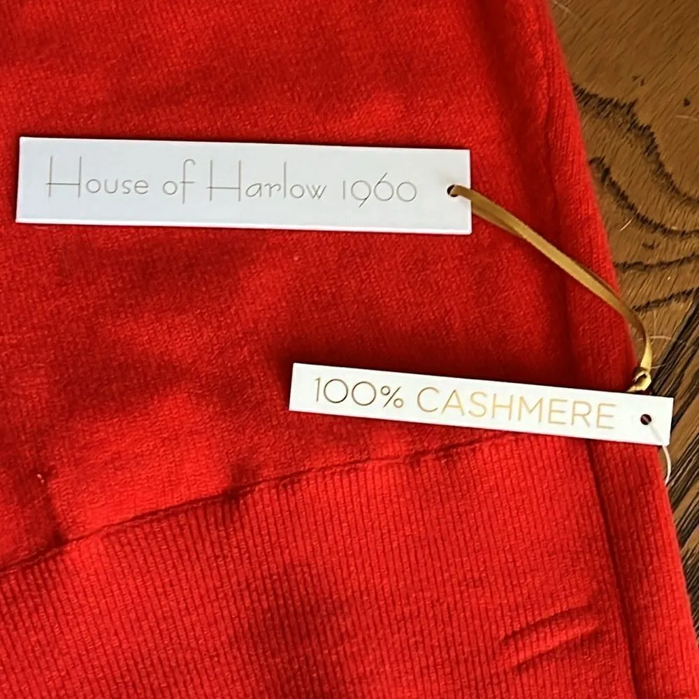 House of Harlow Cashmere‎ Skirt and Sweater set C24 Red Size M - Image 13