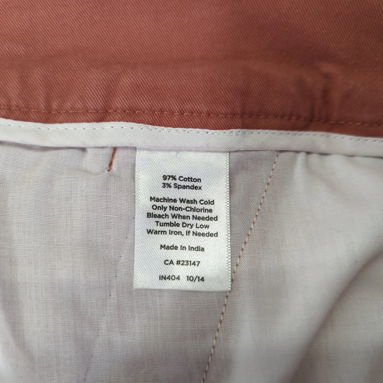 Talbots The Daily Ankle Cropped‎ Pants Women's Size 10 Slim Leg Dark Rose - Image 9