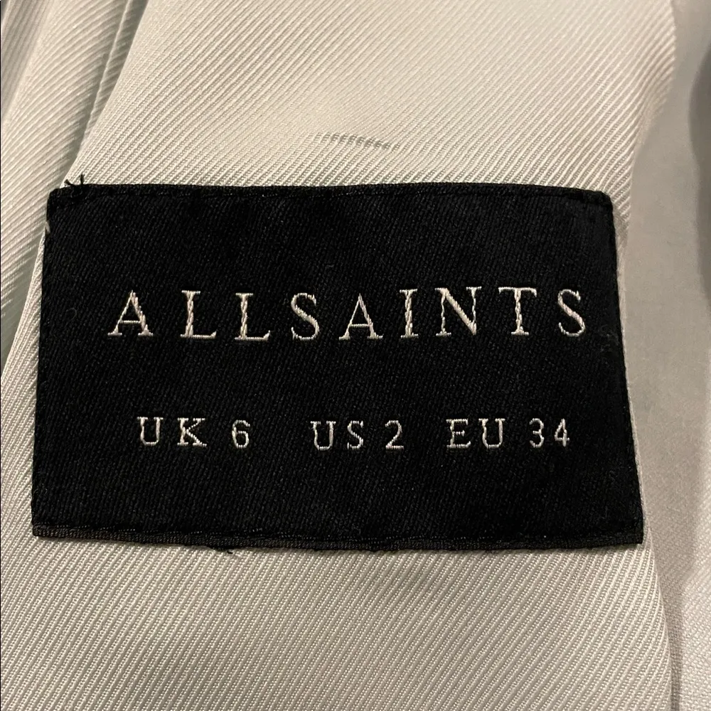 All Saints Ice Blue Jacket - Image 3