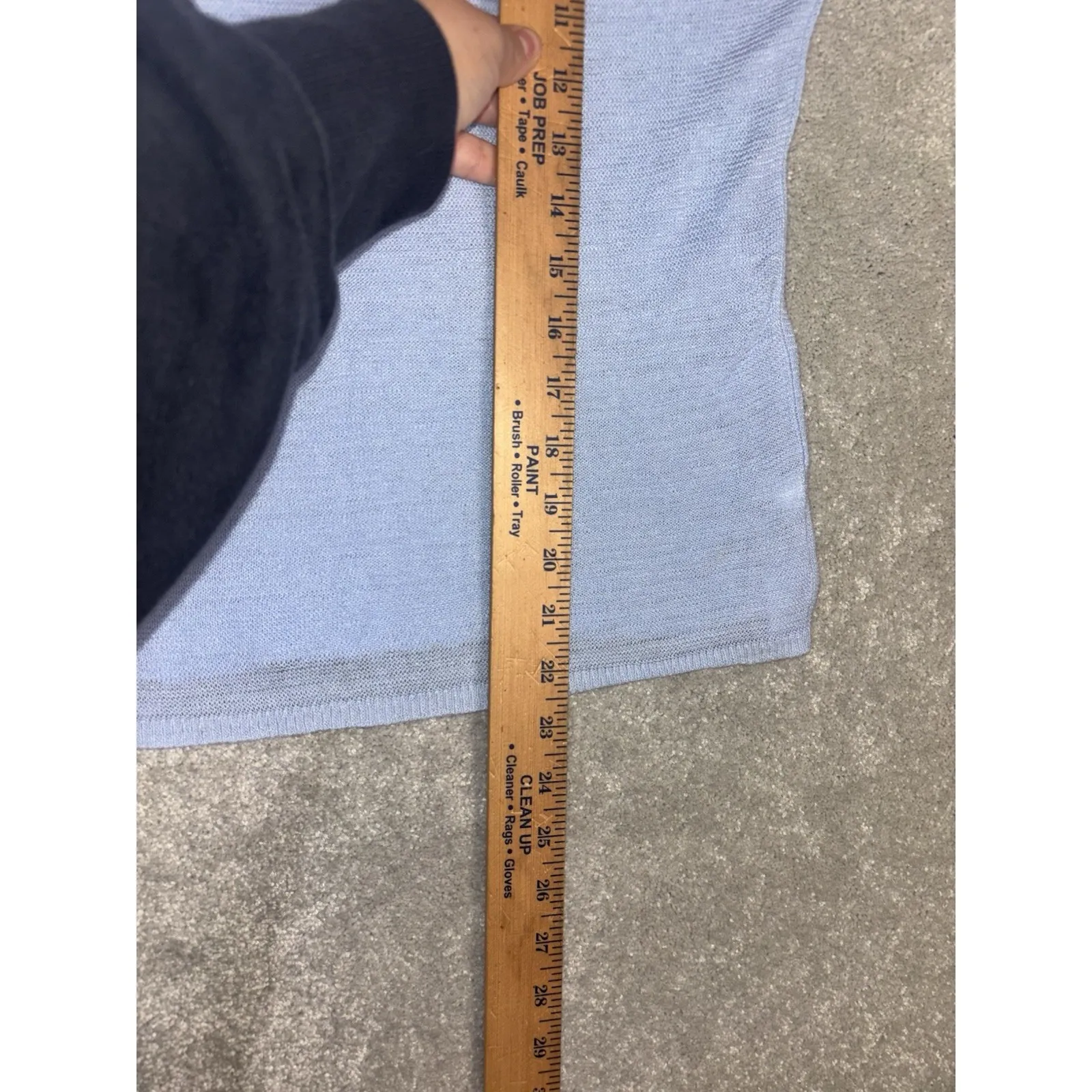 eileen fisher light blue linen slub organic cotton light‎ weight sweater Small - Image 7