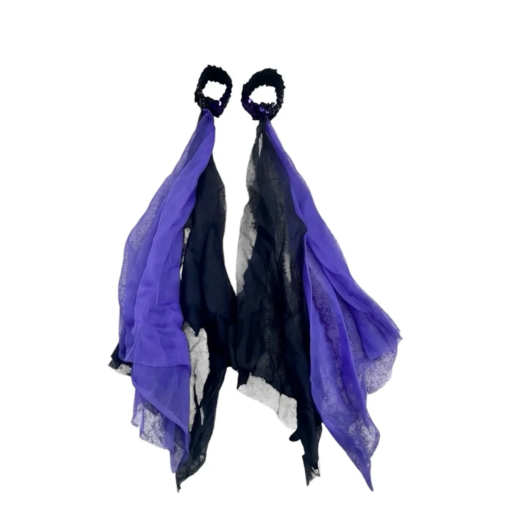 Purple belly dancer coin scarf - Image 7