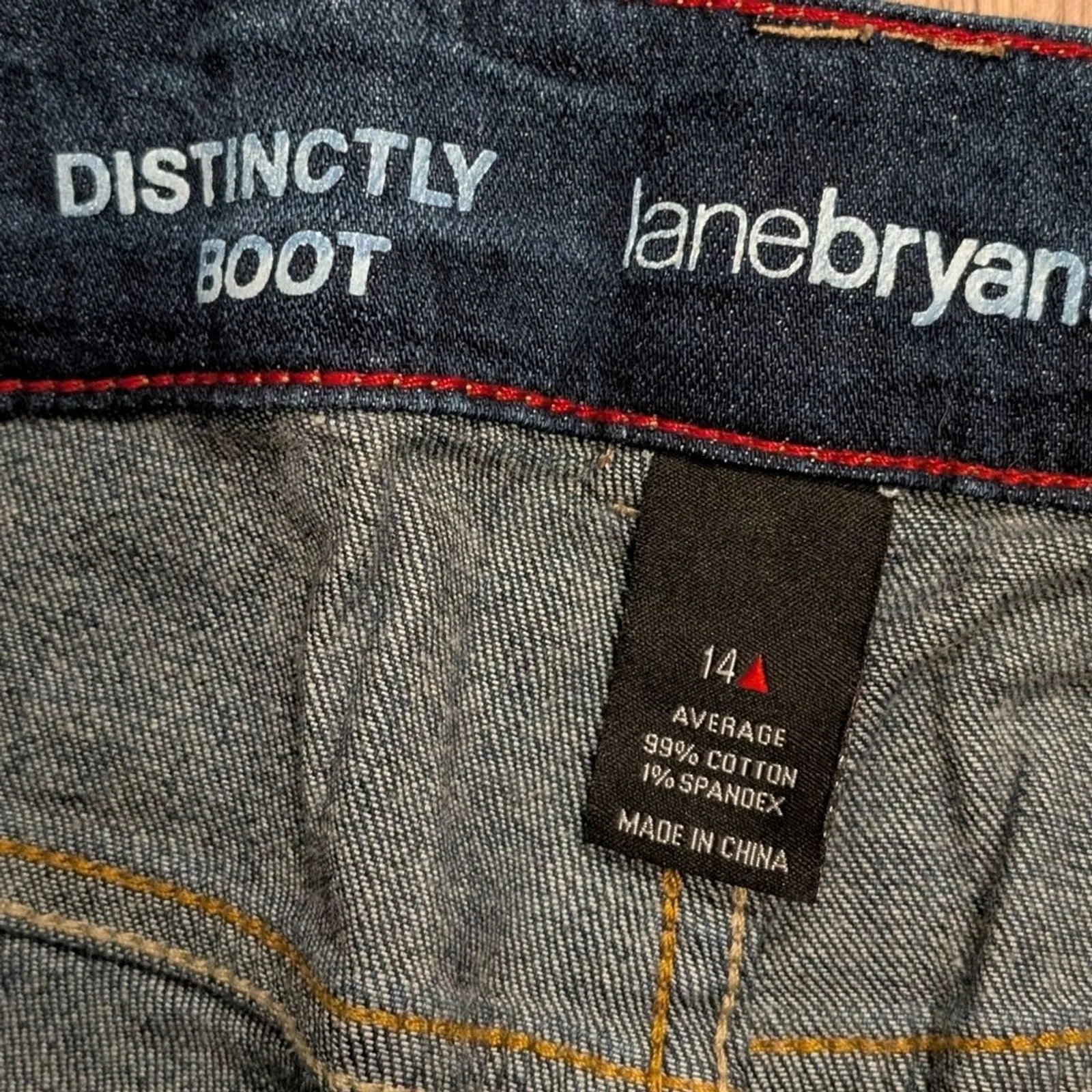 Lane Bryant  Plus Size 14 Average Curvy Distinctly Boot Bootcut Leg Jeans Denim - Image 3