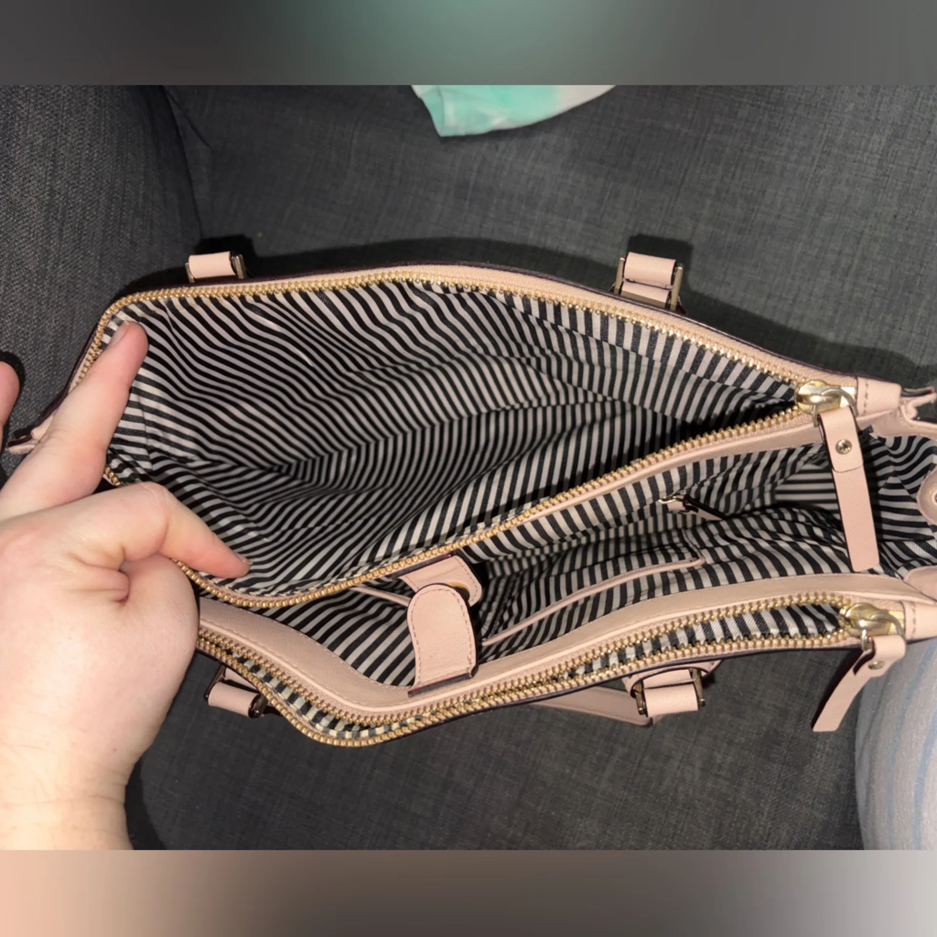 Kate Spade Cameron Street Jenson Tote in Toasted Wheat Saffiano Leather - Image 8