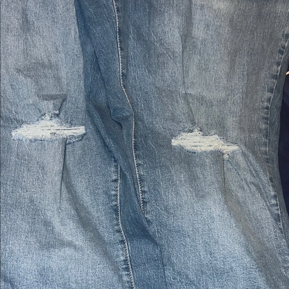 Universal Thread 90s Slim Jeans Women Size 20 Distressed Stretch Blue - Image 8