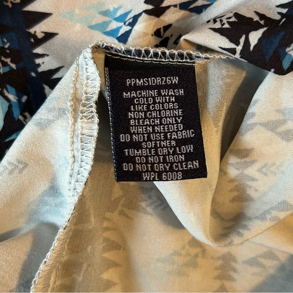 Panhandle Performance Aztec Print Western Short Sleeve Button Shirt Men’s Sz XXL - Image 5