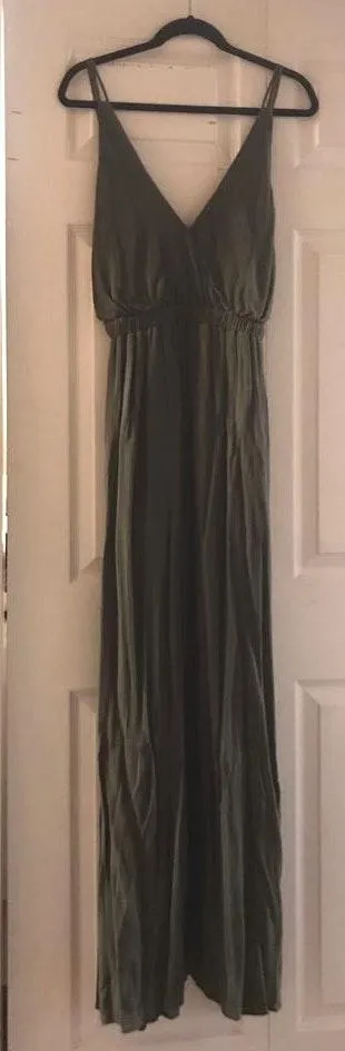 Lulus Olive Green Maxi Dress - Image 4