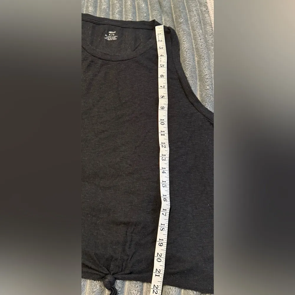 Aerie Black Tie Front Sleeveless tank - Image 6