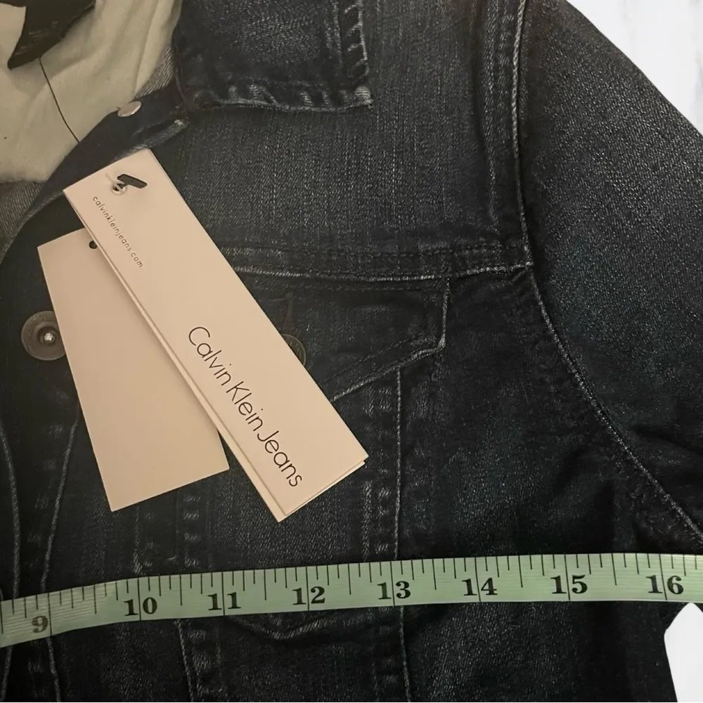 CALVIN KLEIN JEANS Blue OMBRÉ Denim Jacket - Image 6