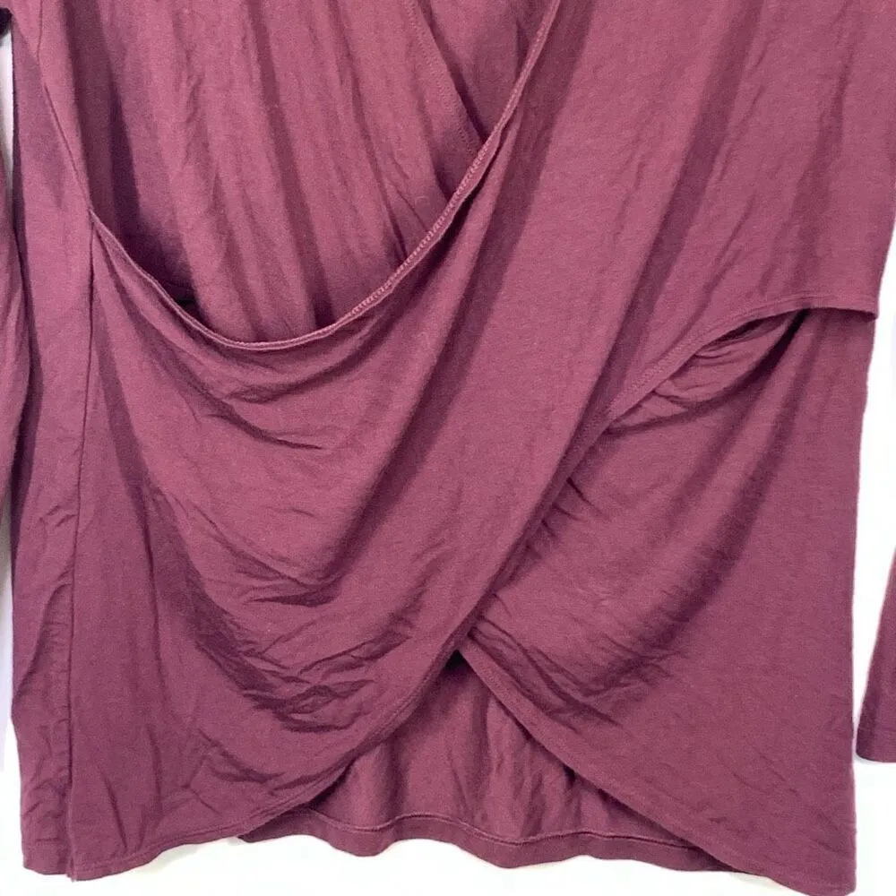 Victoria's Secret Womens Plum Peach Heavenly Supersoft PJ Lounge Top Size Medium - Image 6