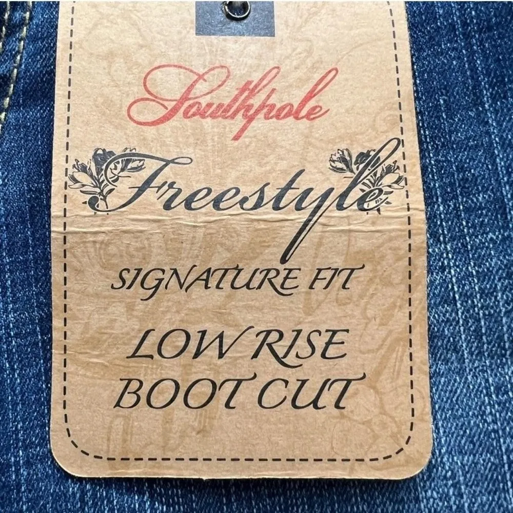 Southpole Freestyle Low Rise Bootcut Jeans Y2K 2000s Streetwear NWT Size 9 - Image 10