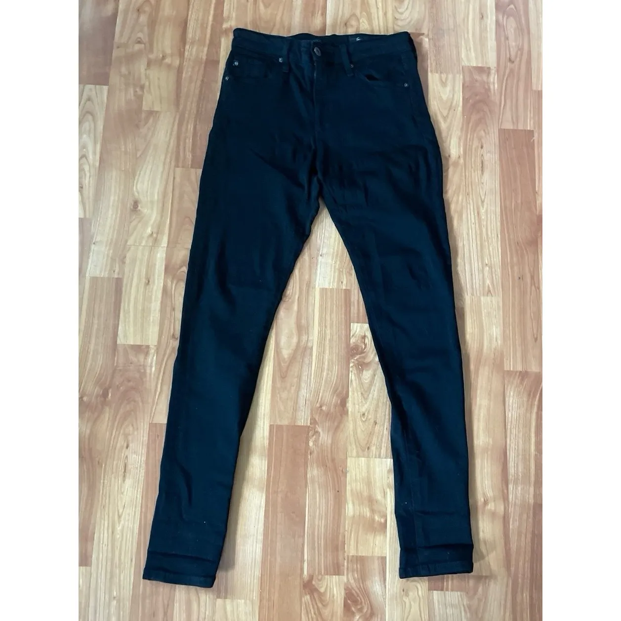 Adriano Goldschmied The Farrah High Rise Skinny Ankle‎ Black  Jeans - Image 5