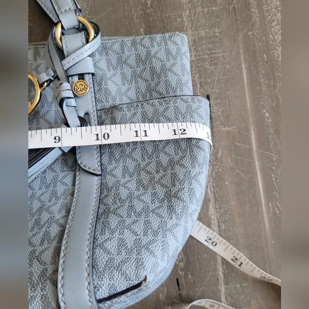 Michael Kors Women's Sullivan Small Top-Zip Tote Bag - Pale Blue - Image 12