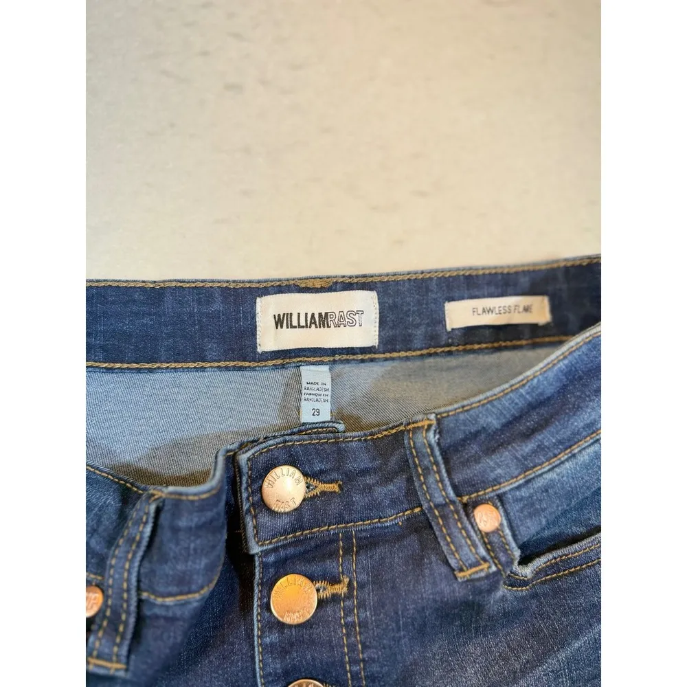 William Rast Women's Flawless Flame Bootcut Jeans Distressed Size 29 - Image 3