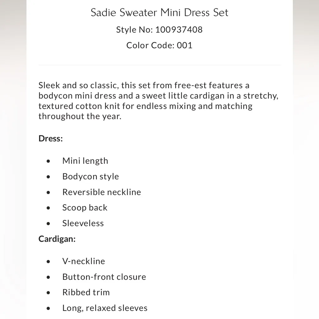 Free People Free-est Sadie Sweater Mini Dress Set in Fiesta Size M - Image 5