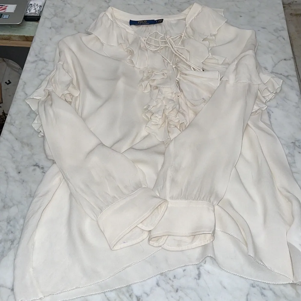 Woman’s polo Ralph Lauren silk blouse - Image 4