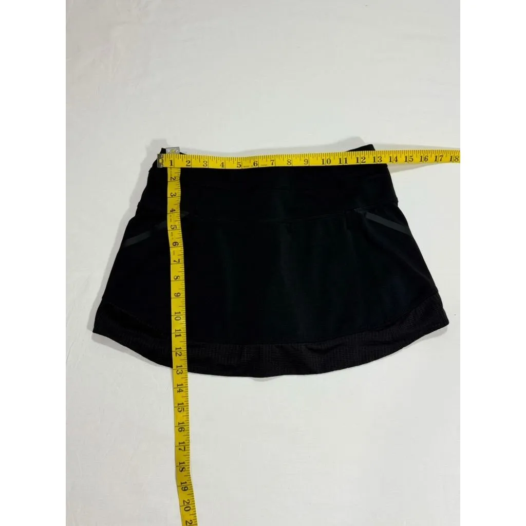 Athleta XS Woman Black Athletic Skort With Built-In Shorts - Image 4
