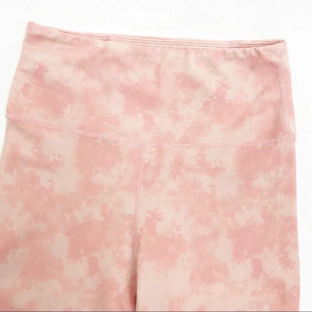 All Fenix X Anthropologie Tie Dye High Rise Leggings: Blush Pink - Image 6