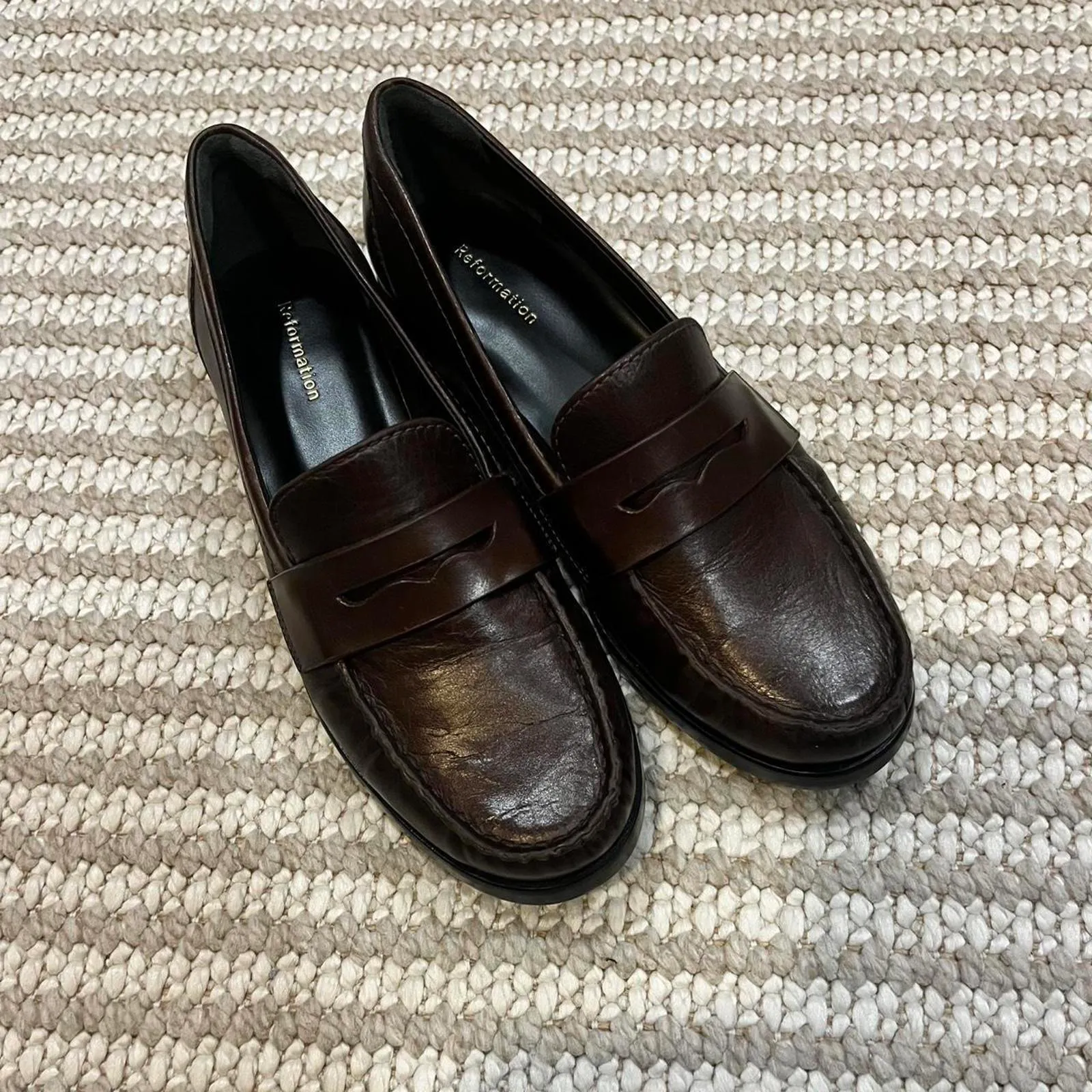 Reformation Ani Ruched Loafers - Image 2
