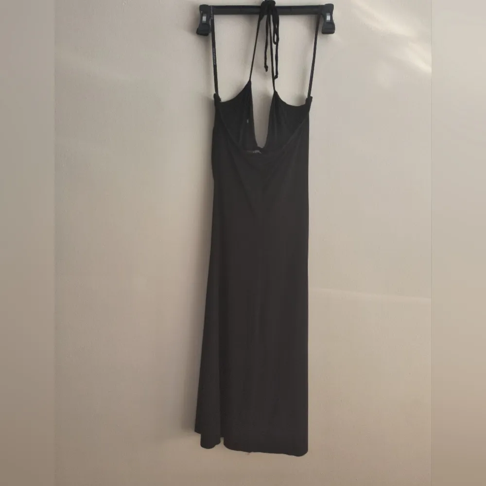 Rampage Black Y2K Halter Crochet Spandex Vintage  Dress Small - Image 3