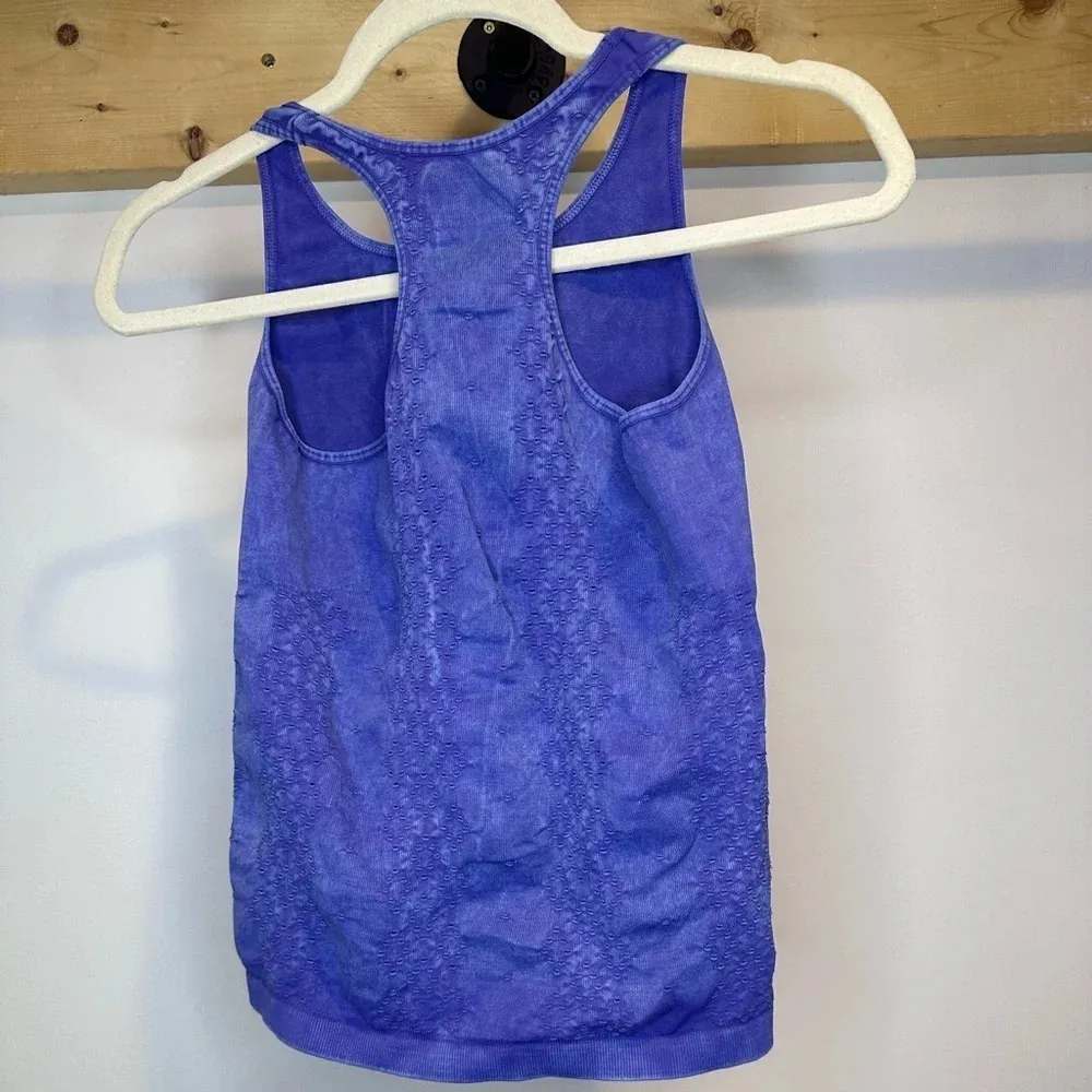 NWOT FREE PEOPLE- Venus Tank in acid wash blue/purple XS/S - Image 6