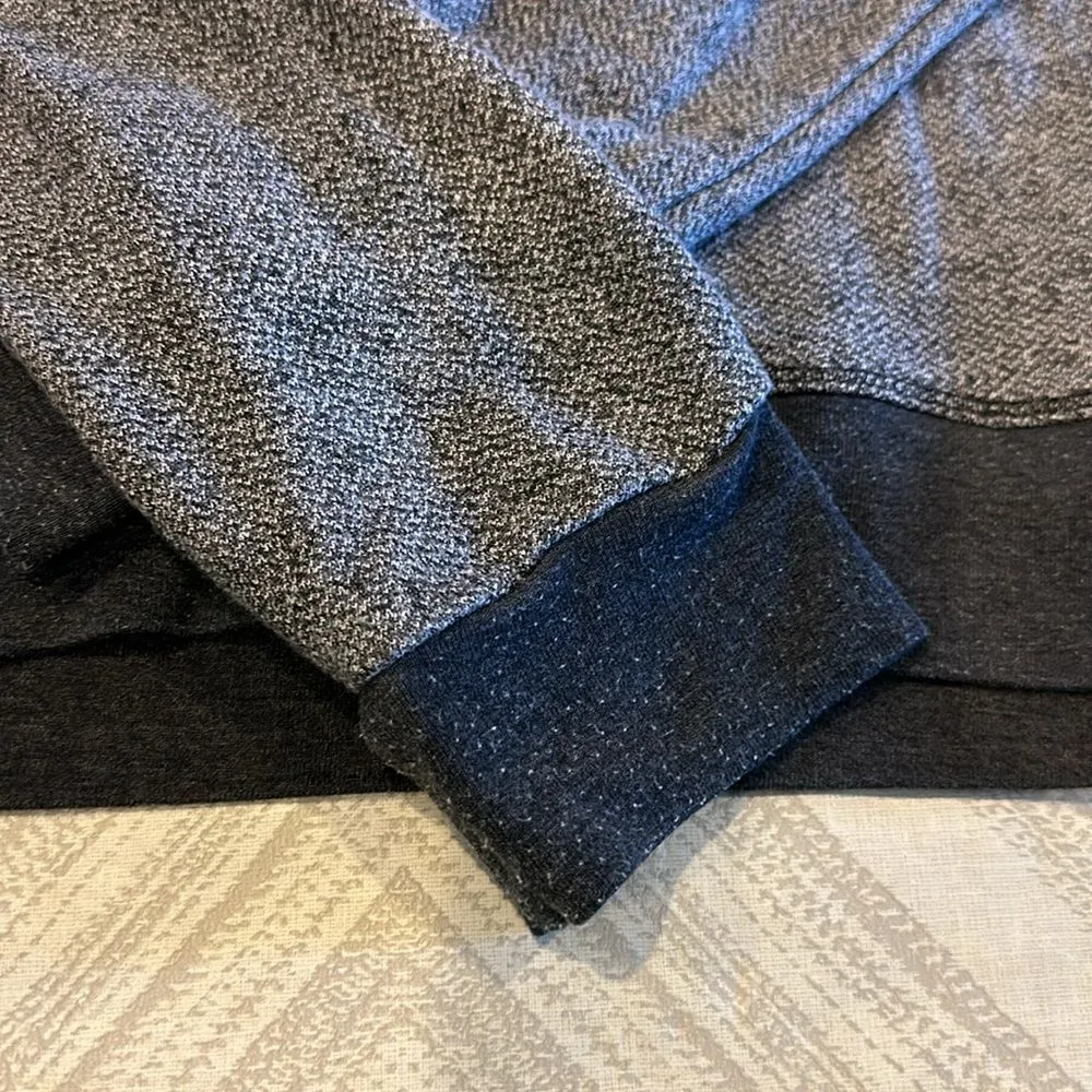 T2Love Women’s Heather Grey Side Zipper Sweatshirt Gray Size L - Image 4