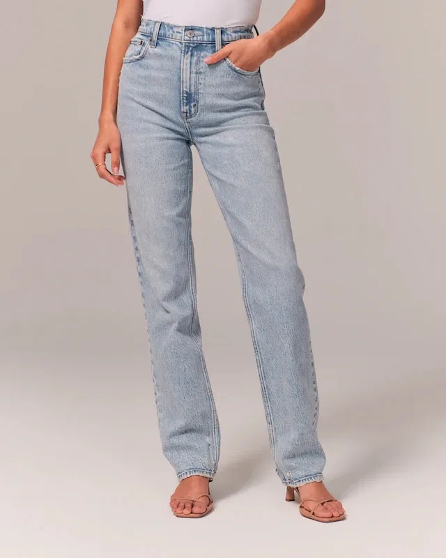 Abercrombie & Fitch 90s Straight Ultra High Rise - Image 5
