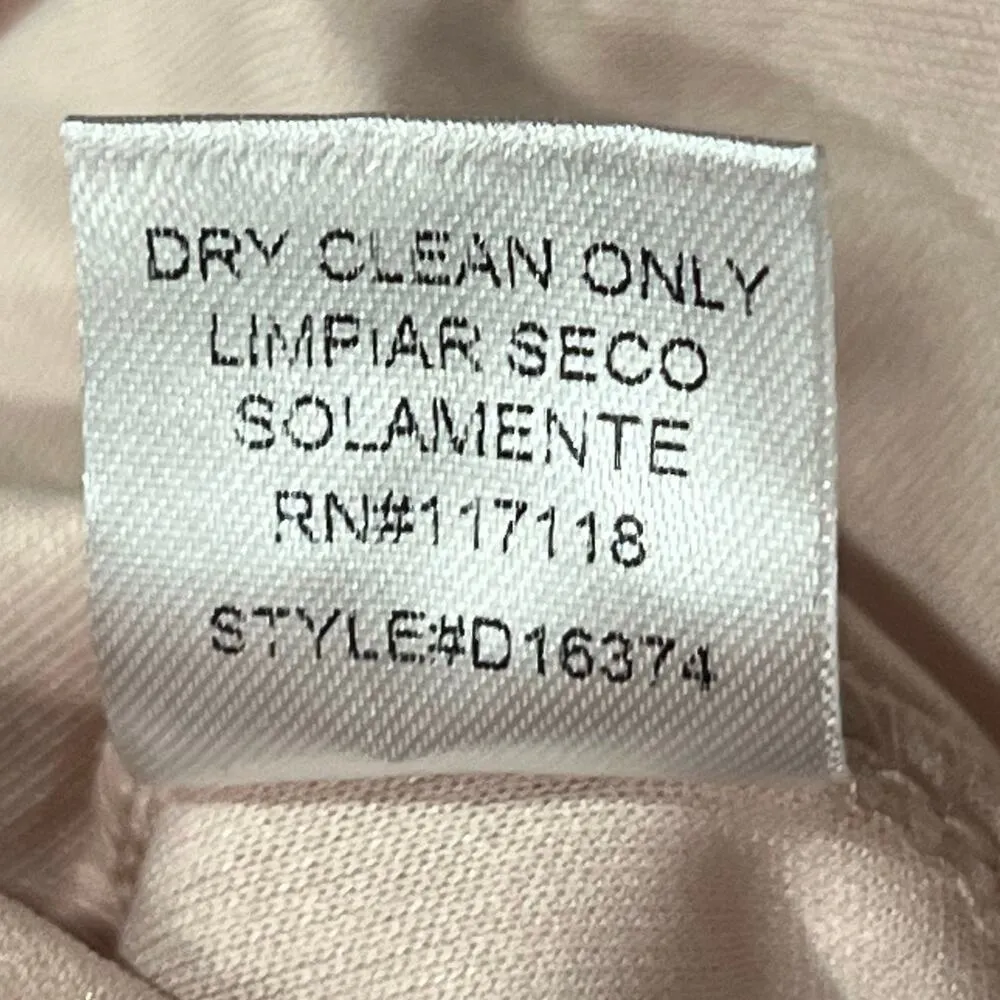 Soieblu Maxi Dress Womens L Pink Lace Front Slit Sheer Panel Feminine Romantic - Image 13