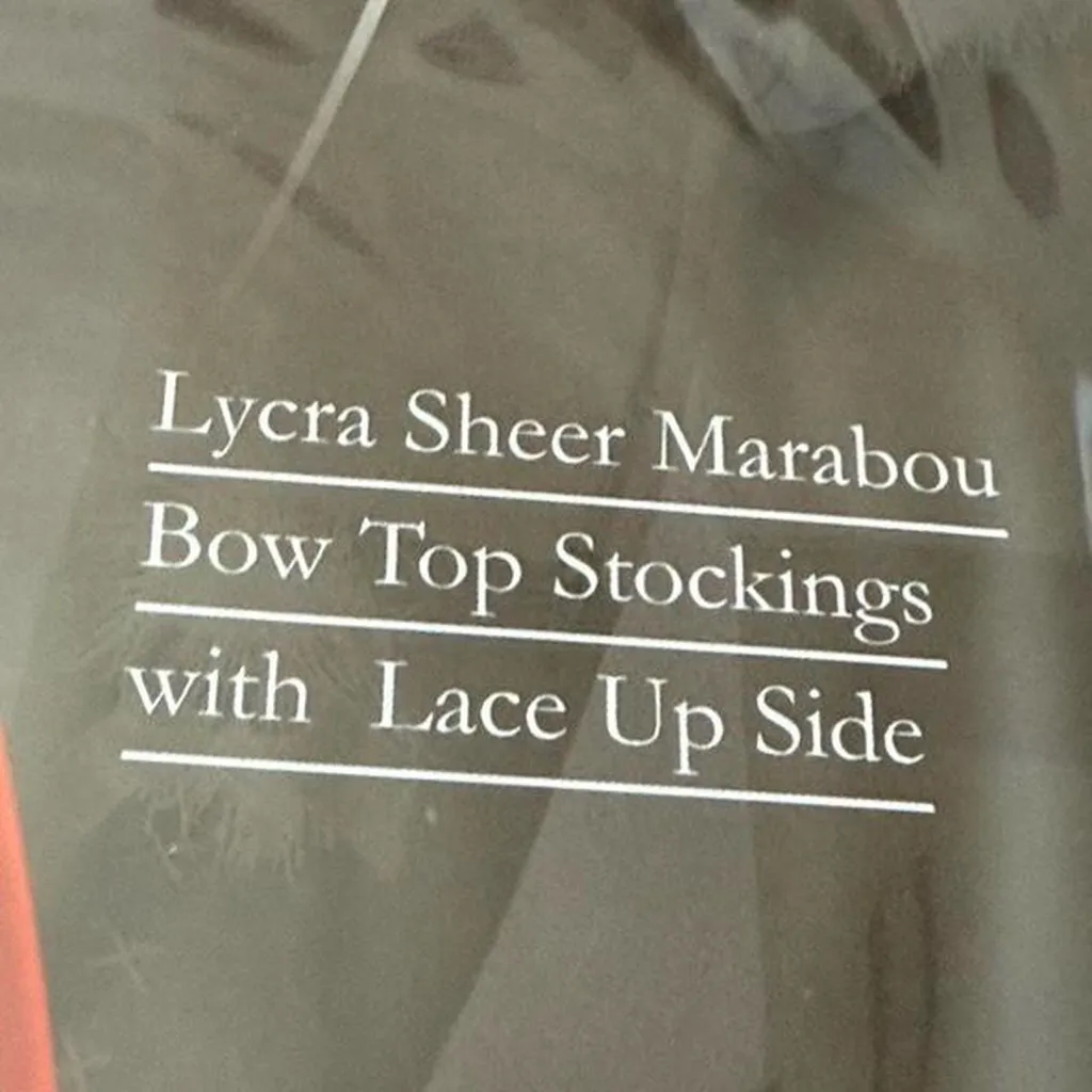 Leg Avenue Marabou Thigh Highs - Image 3