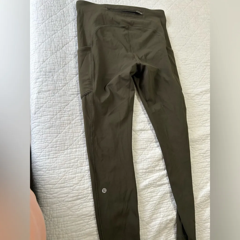 Lululemon Olive Green Leggings Women’s - Image 9