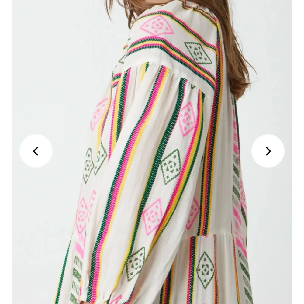 Velvet by Graham & Spencer Jade Multi Color Boho Festival Dress Sz M *Tiny Flaw Pink Size M - Image 3