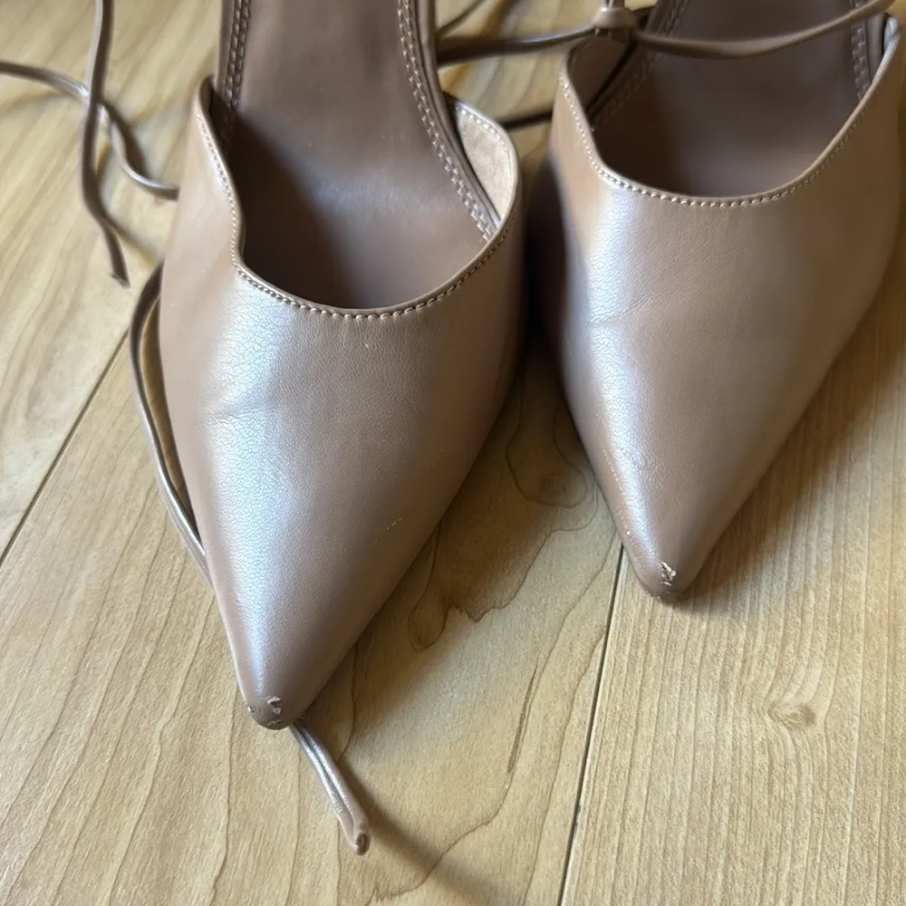 ASOS Chic Tan Leather pointed Heels - Image 2