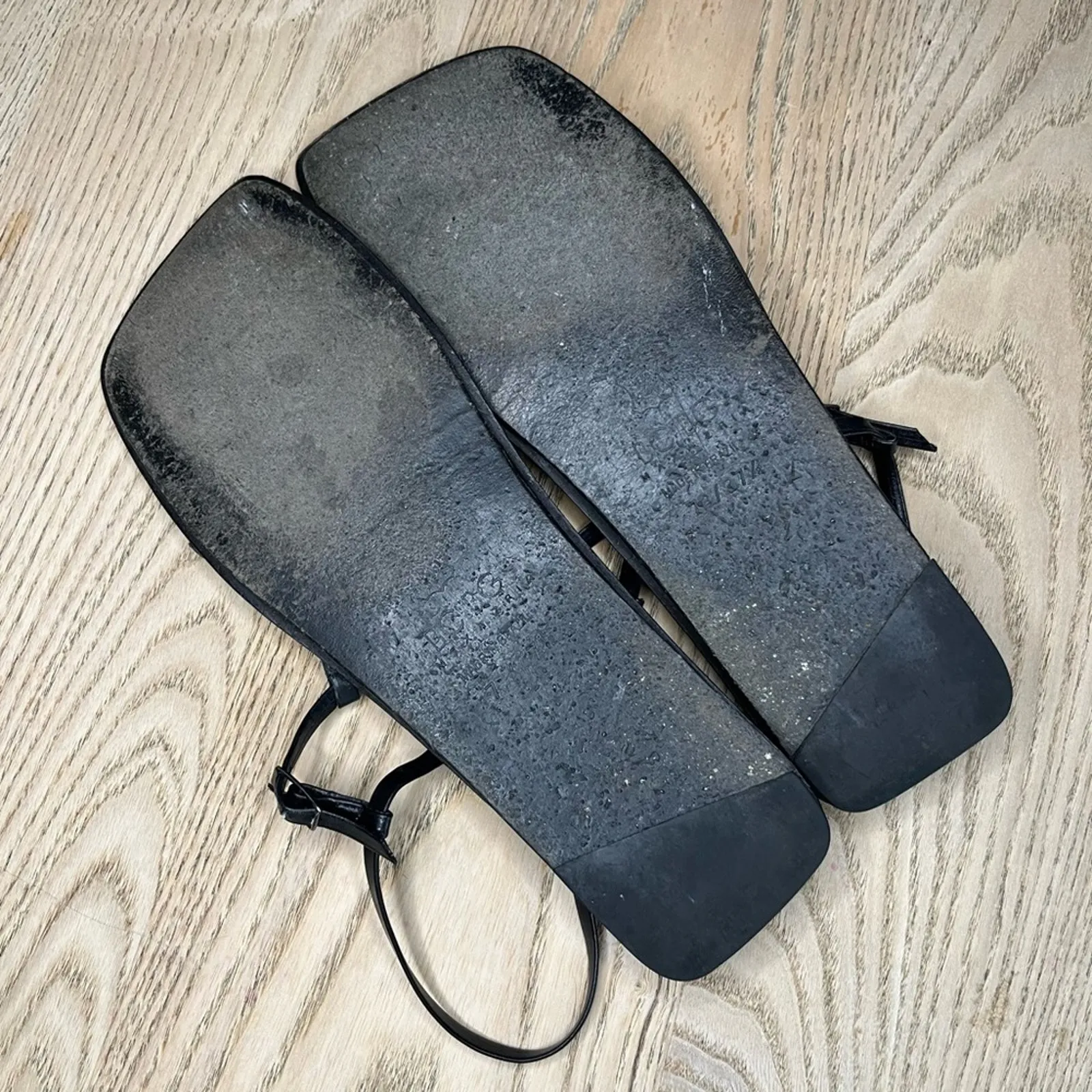 BCBGMaxAzria Gladiator Square Toe Strappy Sandals Black Size 7 - Image 3