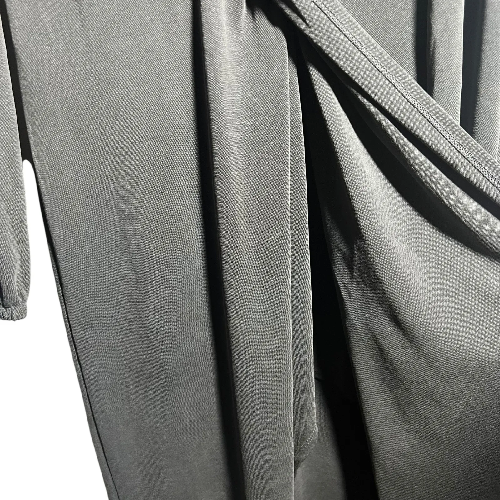 NWT Gentle Fawn Black Long Sleeve Twist Front Midi Dress Size Medium - Image 6