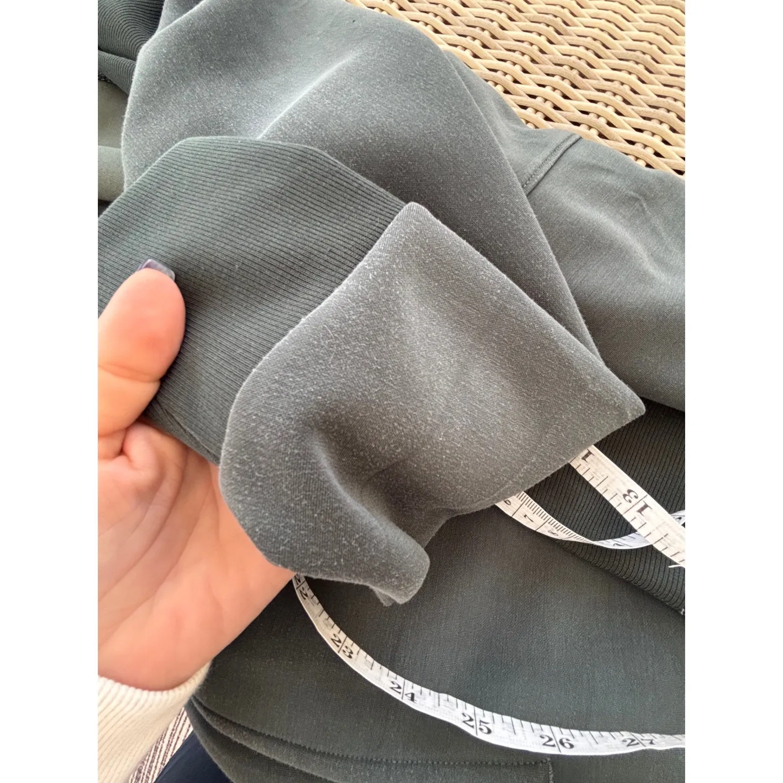 7 Diamonds Rev Throwover Cardigan XS/Small oversized Athleisure layered yoga Green Size undefined - Image 13