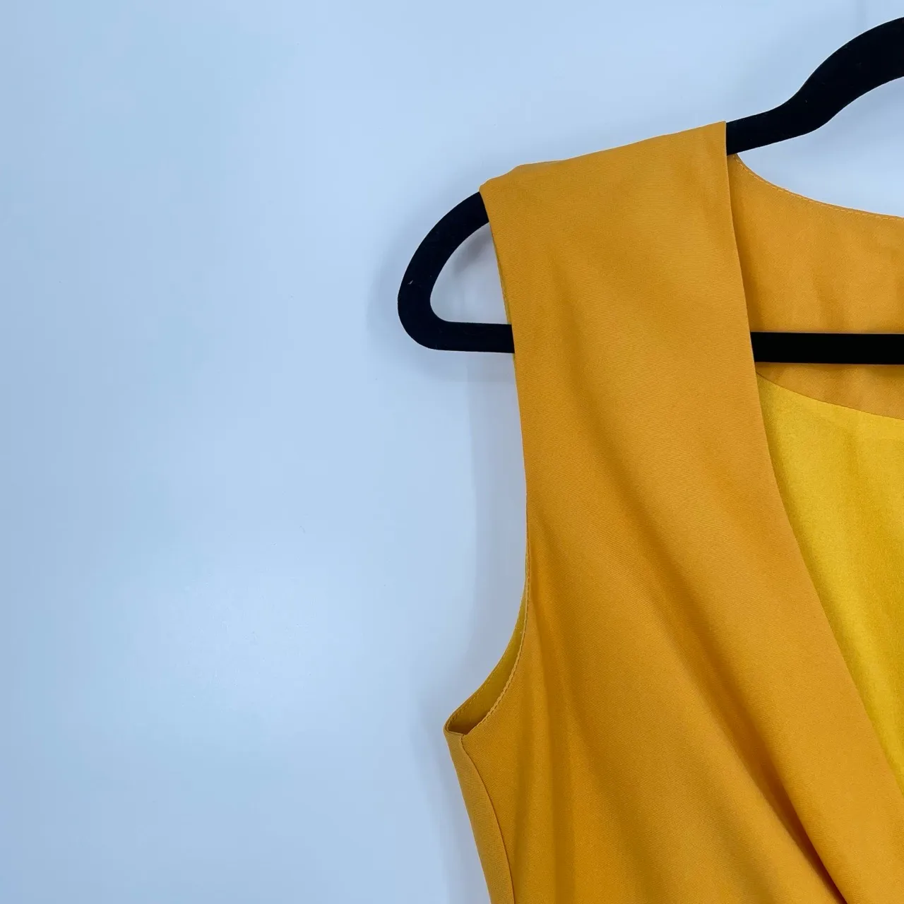 Andrea‎ Iyamah Women's Zuna Knot Front Sleeveless Deep V-Neck Midi Dress Size M - Image 8