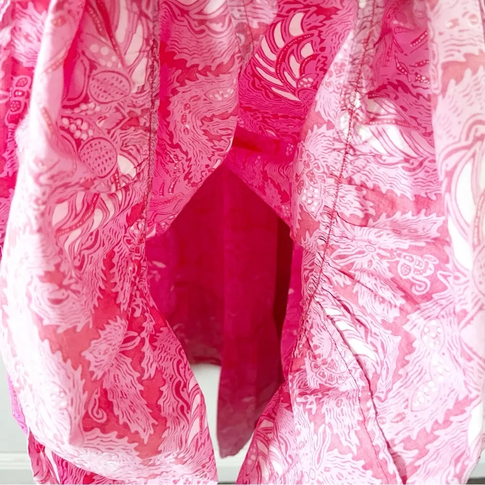 Figue Idira Maxi Dress in Pink Size M - Image 8