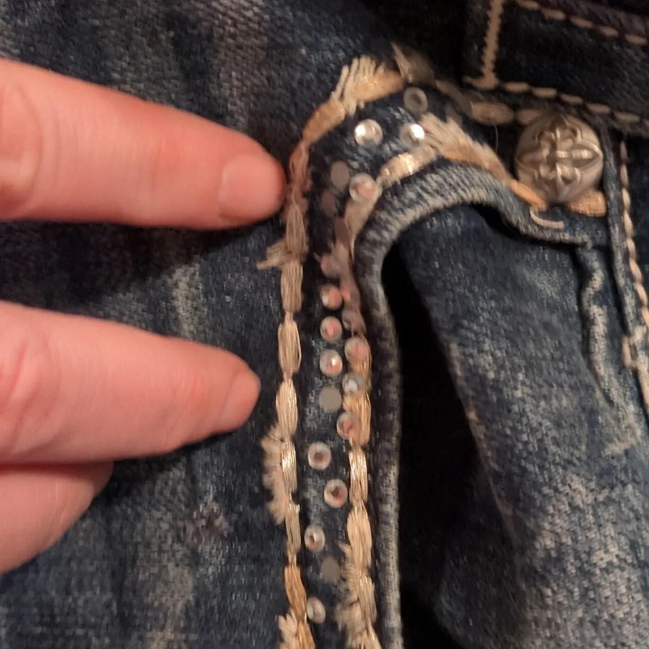 Miss Me Easy Boot Jeans Size 28 - Image 6