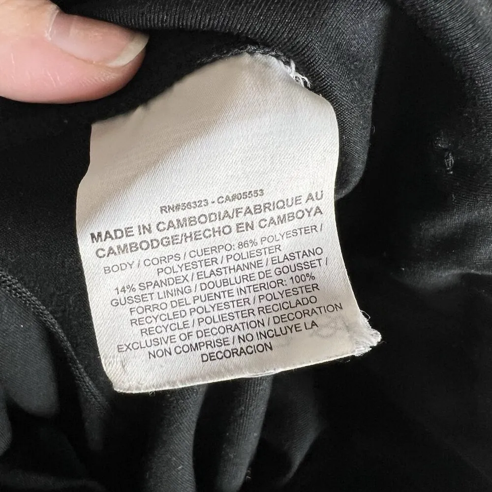 Nike Dri Fit Pants Tights Small Black Running athletic Training Yoga Compression - Image 8