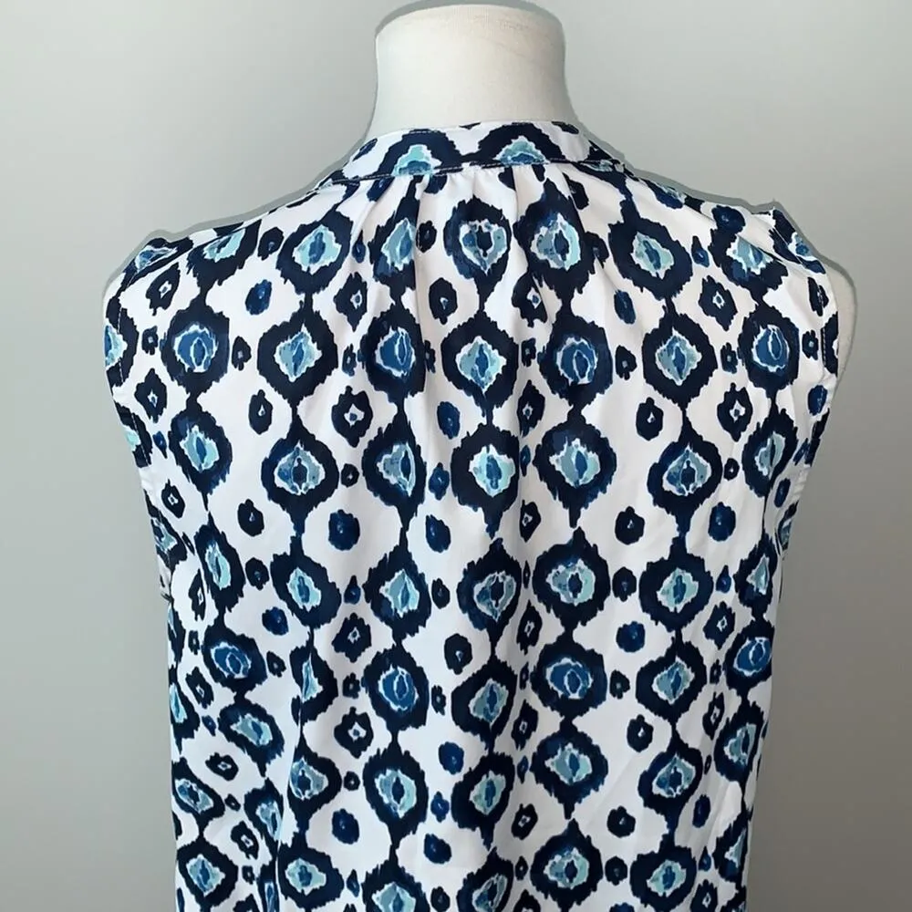 Mud Pie Sleeveless V Neck Tunic Blouse Sz M - Image 6