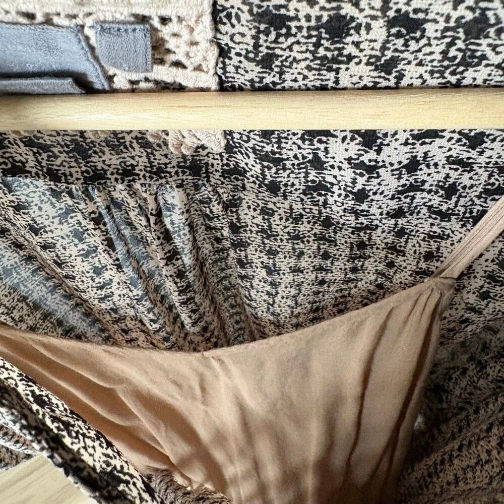 Anthropologie Vanessa Virginia Drop waist smocked Calista Dress Fall Casual - Image 8