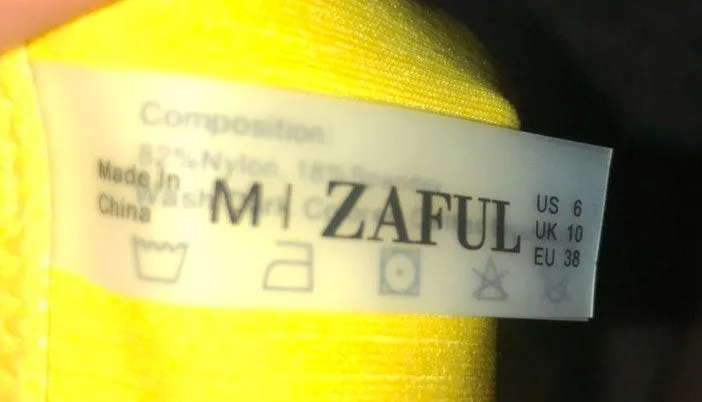 Zaful Yellow Bikini Set - Image 4