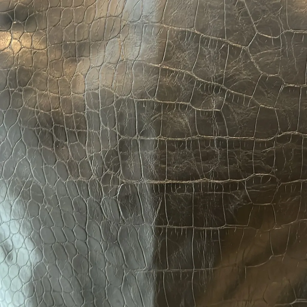 H&M faux leather strapless tube dress - Image 9