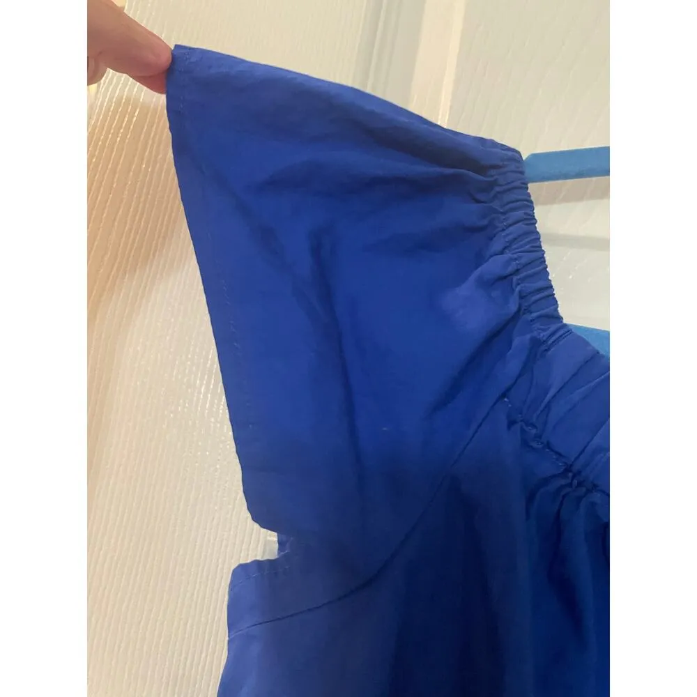 Who what wear royal blue off the shoulder blouse. Size Large - Image 9
