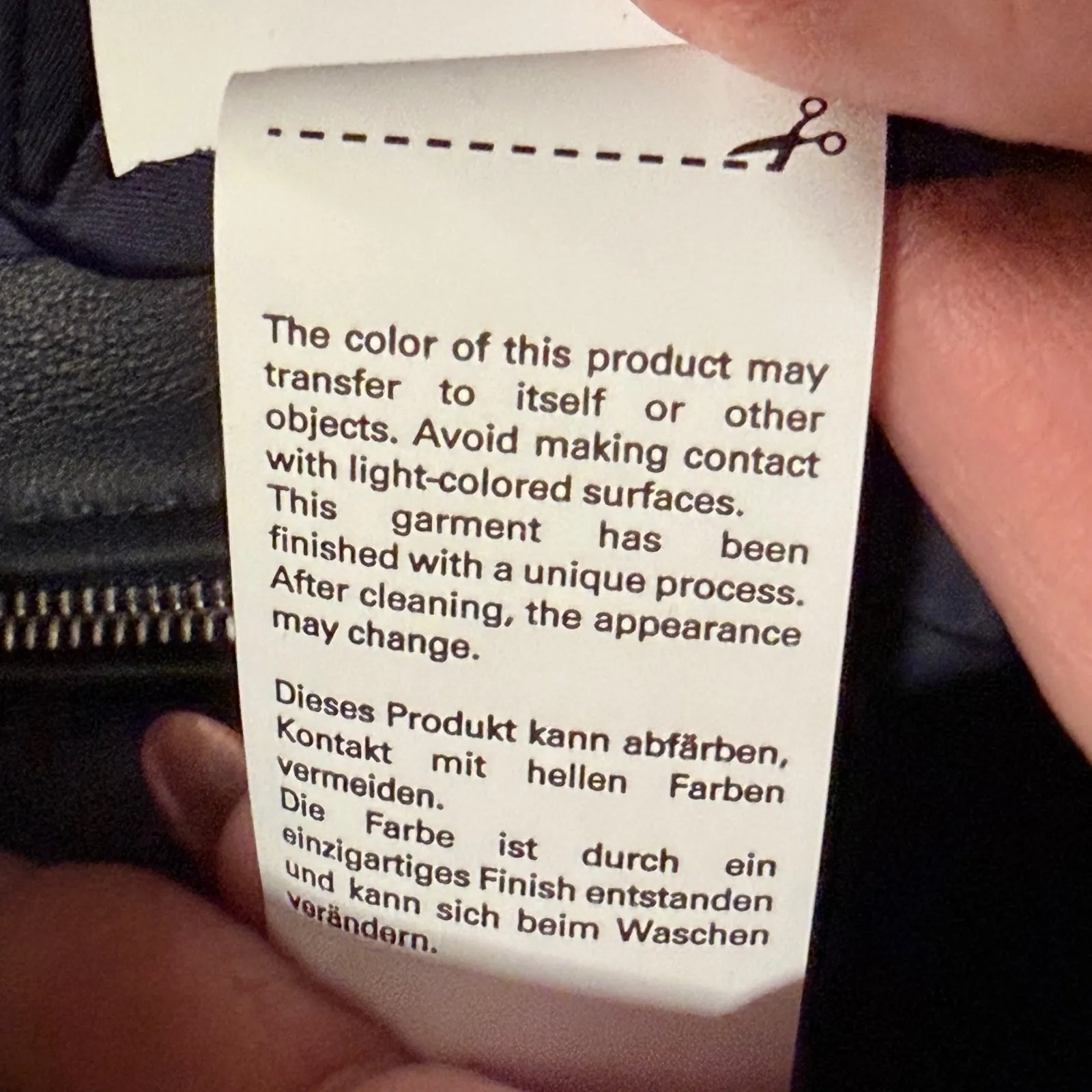 BOSS Womens 12 Navy Blue Leather Pencil Skirt Slit Front Zip Back Lined Lambskin - Image 7