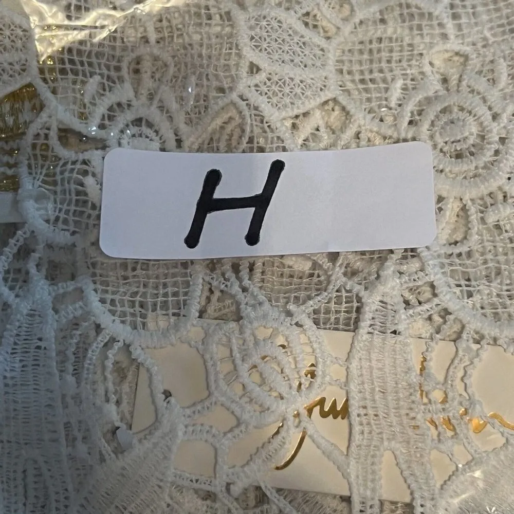 Yumi Kim White Sheer‎ Lace Tulum Tunic Swim Cover Up Batwing Women Size XS New - Image 10