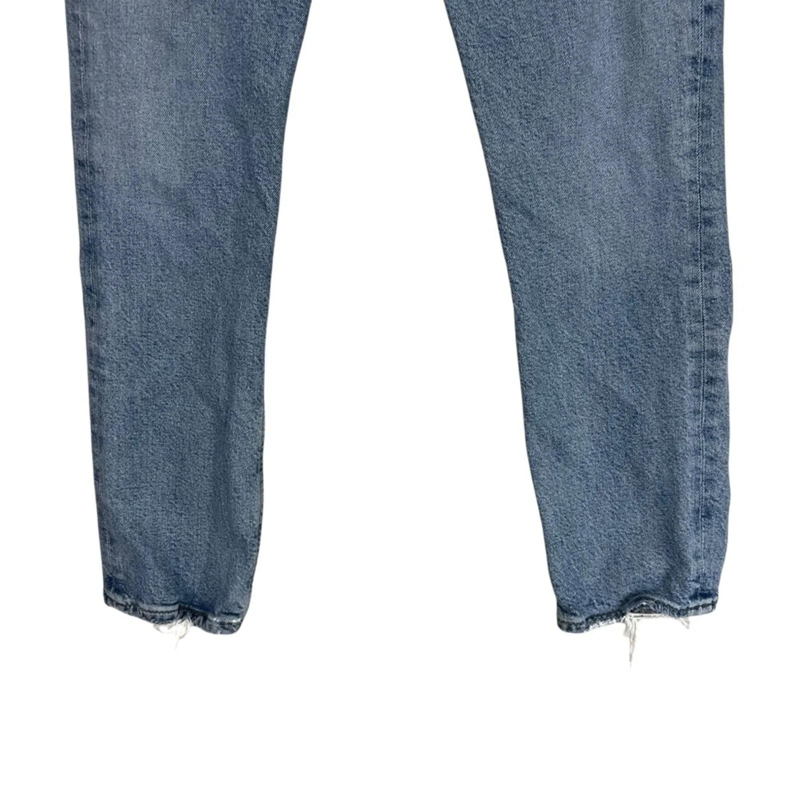 Agolde High Rise Riley Crop Jeans in Moor Womens 24 Clean Girl Quiet Luxury - Image 5