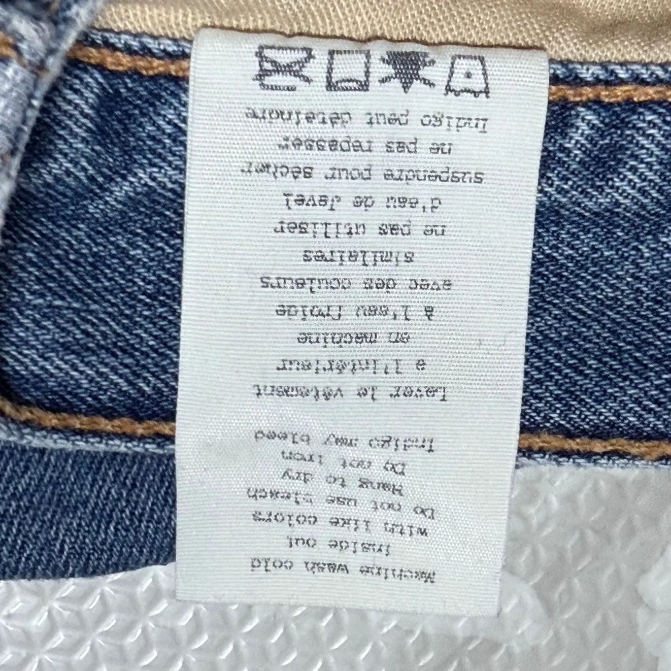 Rag & Bone Low Rise Jean Shorts 100% Cotton Distressed Denim Shorts Size 26 Blue - Image 6