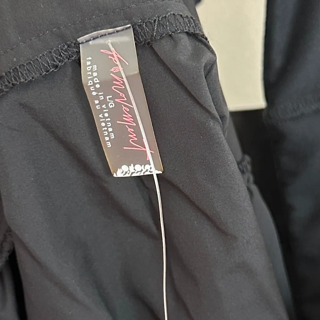 FREE PEOPLE Movement One Two Punch Set in Black Size Large NWT - Image 6