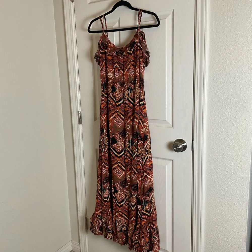 Derek Heart Bohemian Brown Maxi Dress Size xS - Image 10